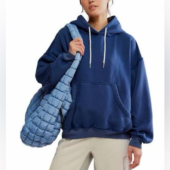 Free People Tops - NWT FP Movement Final Call Hoodie in Black Grape, size Small